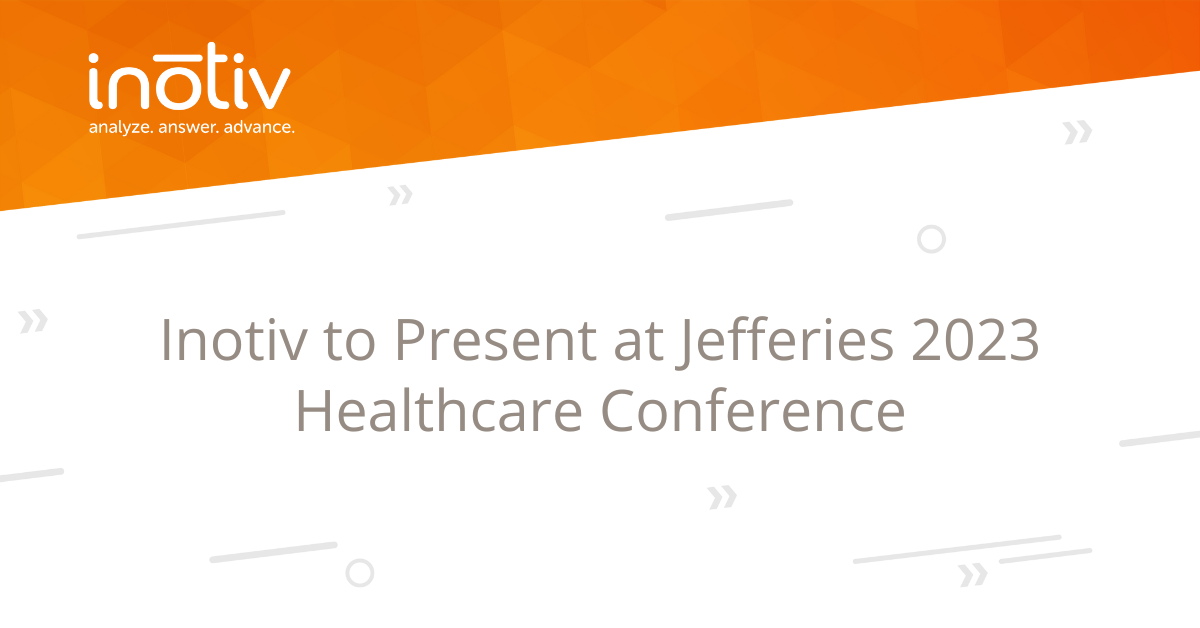 Inotiv, Inc. to Present at Jefferies 2023 Healthcare Conference